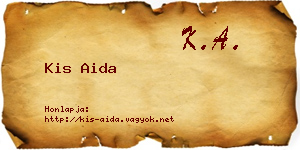 Kis Aida névjegykártya